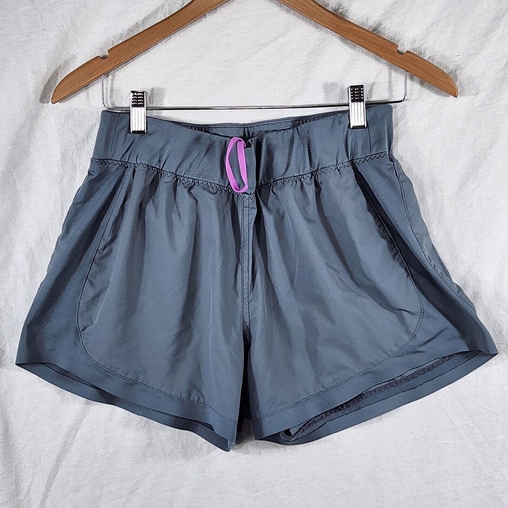 Athlete Shorts Women Medium Gray Stellar Running Lightweight‎ Pocket 983376